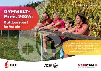Foto zur Meldung: GYMWELT-PREIS 2026 Foto zur Meldung: GYMWELT-PREIS 2026