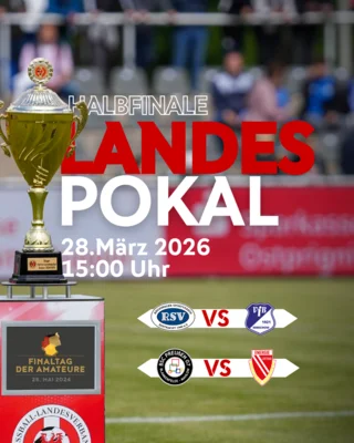 Halbfinale im Landespokal Brandenburg am Wochenende