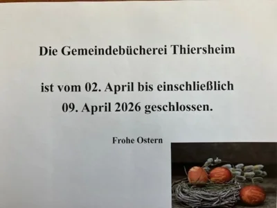 Die Gemeindebücherei macht Urlaub (Bild vergr&ouml;&szlig;ern)