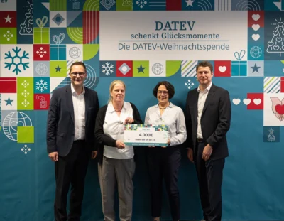Weihnachtsspende von Datev (Bild vergr&ouml;&szlig;ern)