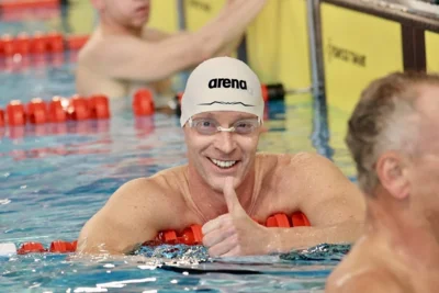 Frank Gruner schwimmt Deutschen Masters-Rekord