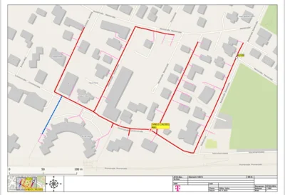 Foto: (Abb.: TSG Stuhr GmbH) Foto zur Meldung: Übersicht über den Glaserfaserausbau der Telekom in Wyk im Bereich Südstrand in den Kalenderwochen 13 und 14