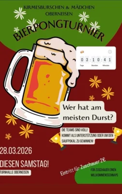 Bierpongturnier in Oberneisen – Stimmung garantiert (Bild vergr&ouml;&szlig;ern)