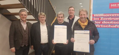 v.l.GF T.Mörtel,stv.OM R.Hieronymus, G; J.Kreusser,OM K.Gräf,GM H.Dünisch_2026