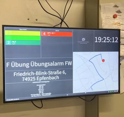 Einsatzübung der ARG im Kath. Kindergarten (Bild vergr&ouml;&szlig;ern)