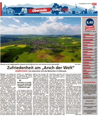 Heimatcheck: Das wünschen sich die Menschen in Oberaula (Bild vergr&ouml;&szlig;ern)