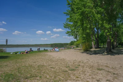 Foto: © Gemeinde Rangsdorf Foto zur Meldung: Diskussion zur Zukunft des Strandgeländes am Rangsdorfer See
