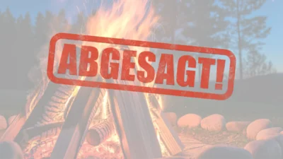 Osterfeuer in Neulöwenberg (Bild vergr&ouml;&szlig;ern)
