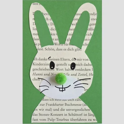 Osterhase gebastelt (Bild vergr&ouml;&szlig;ern)