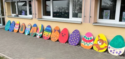 Ostereiersuche Kita Wittstock (Bild vergr&ouml;&szlig;ern)