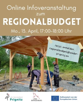 Vorschaubild zur Meldung: Online Infoveranstaltung zum Regionalbudget