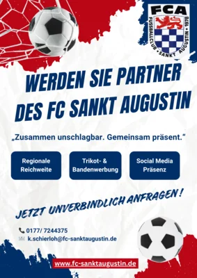 Jetzt Partner werden beim FC Sankt Augustin 1978 e.V. (Bild vergr&ouml;&szlig;ern)