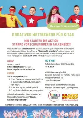 Mitmach-Aktion für Kitas in Falkensee: „Das macht uns stark!“