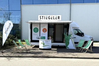 Das Stiegeler Infomobil berät am 14. April 2026 zum schnellen Internet über Glasfaser (Bild vergr&ouml;&szlig;ern)