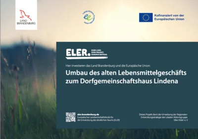 Vorschaubild zur Meldung: Umbau des alten Lebensmittelgeschäfts zum Dorfgemeinschaftshaus Lindena