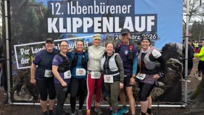Starker Auftritt beim Ibbenbürener Klippenlauf