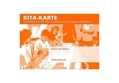 Kita-Anmeldekarte (Bild vergr&ouml;&szlig;ern)