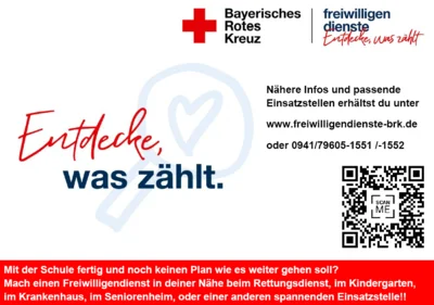 Freiwilligendienste (FSJ und BFD) beim Bayerischen Roten Kreuz