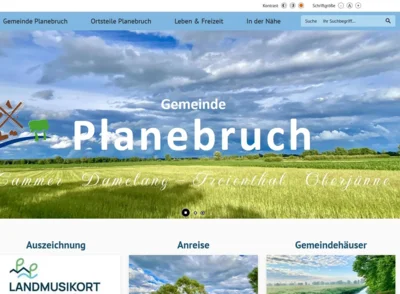 Gemeinde Planebruch hat eine eigene Internetseite
