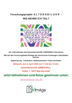 Forschungsprojekt  A L T E R S B I L D E R  -  WIE NEHME ICH TEIL?