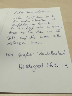 Dankesschreiben (Bild vergr&ouml;&szlig;ern)