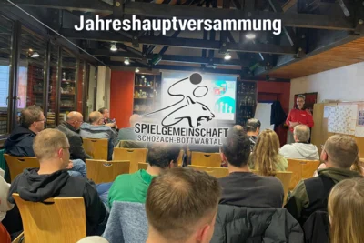 Jahreshauptversammlung der SGSB (Bild vergr&ouml;&szlig;ern)