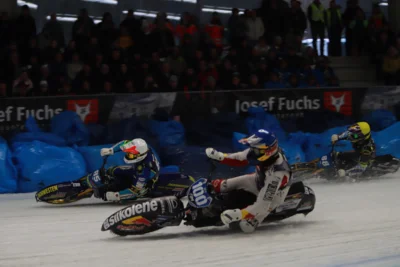 Eisspeedway-WM-Finale: Deutsche DMV Fahrer gefordert (Bild vergr&ouml;&szlig;ern)