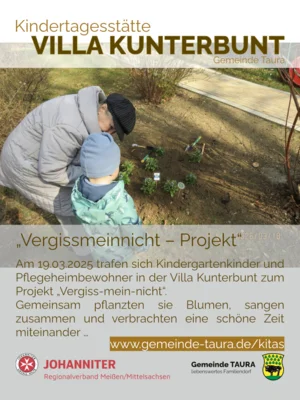 „Vergissmeinnicht – Projekt“ in der Villa Kunterbunt (Bild vergr&ouml;&szlig;ern)