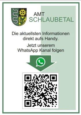 Jetzt folgen! WhatsApp Kanal des Amtes Schlaubetal (Bild vergr&ouml;&szlig;ern)