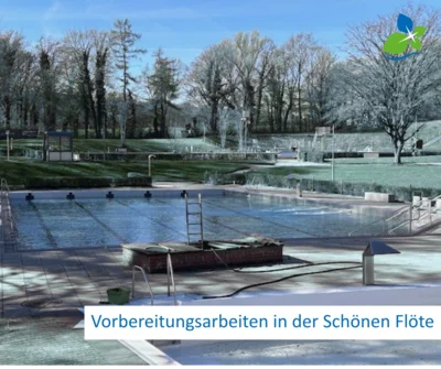 Meldung: Saisonstart in Sicht – Arbeiten im Freibad sind in vollem Gange