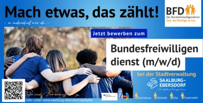 Stadt Saalburg-Ebersdorf sucht Bundesfreiwilligendienstleistende (Bild vergr&ouml;&szlig;ern)
