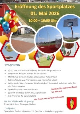 Stadt Genthin eröffnet modernisierte Sportanlage am 1. Mai 2026 (Bild vergr&ouml;&szlig;ern)