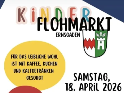 Kinderflohmarkt Ernsgaden lädt am 18. April ein