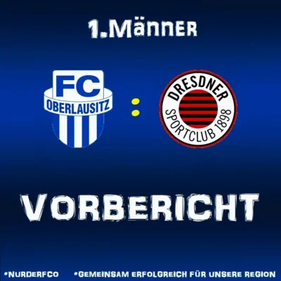 📝 Vorbericht zum Sachsenliga-Heimspiel gegen den Dresdner SC (Bild vergr&ouml;&szlig;ern)