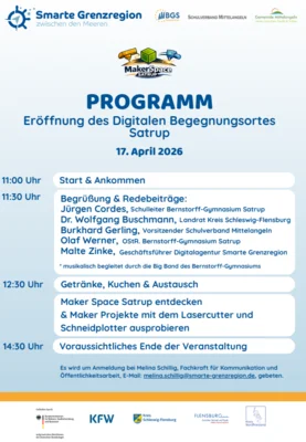 Programm: Eröffnung des Digitalen Begegnungsortes Satrup