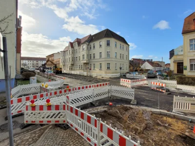 Zweiter Bauabschnitt: Die Doerfelstraße wurde von 2021 bis 2022 grundlegend saniert. Foto: Stadt Pritzwalk (Bild vergr&ouml;&szlig;ern)