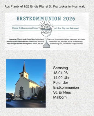 Meldung: Feier der Erstkommunion
