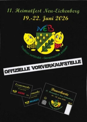 Der Vorverkauf von Karten für das 11. Heimatfest Neu-Eichenberg ist gestartet