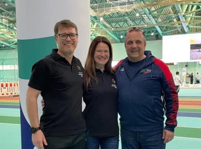 Sportvorstand des Landessportbunde Sachsen-Anhalt Thomas Krüger, Finanzvorstand des Landessportbundes Sachsen-Anhalt, Ines Kramer und KSB-Präsident Torsten Fieseler (Bild vergr&ouml;&szlig;ern)