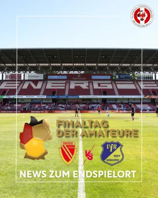 Endspiel im Herren-Landespokal findet im LEAG Energie Stadion Cottbus statt