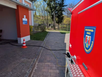 Notstromeinspeisung im Bürgerhaus wurde getestet (Bild vergr&ouml;&szlig;ern)