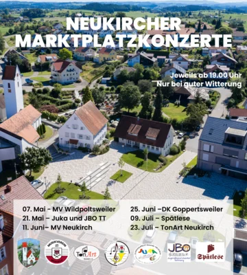 Meldung: Neukircher Marktplatzkonzerte 2026