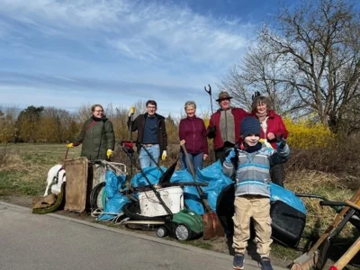 Erfolgreicher Umwelttag: Falkenseerinnen und Falkenseer sammeln 40 Kubikmeter Müll