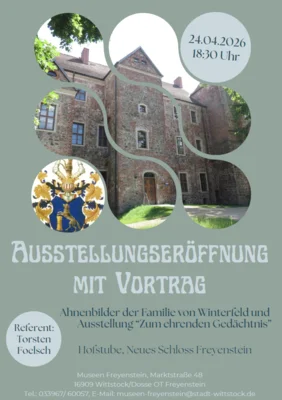 Ausstellungseröffnung in der Hofstube des Neuen Schlosses