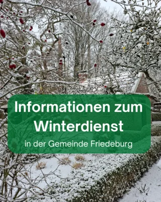 Winterdienst in der Gemeinde Friedeburg (Bild vergr&ouml;&szlig;ern)