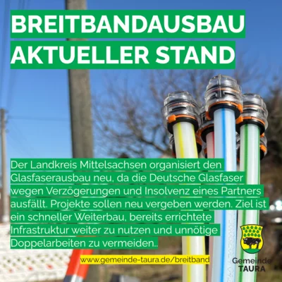 Breitbandausbau in der Gemeinde Taura – aktueller Stand (Bild vergr&ouml;&szlig;ern)