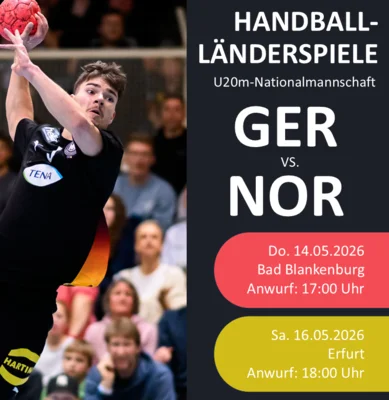 Handball-Länderspiele in Thüringen (Bild vergr&ouml;&szlig;ern)