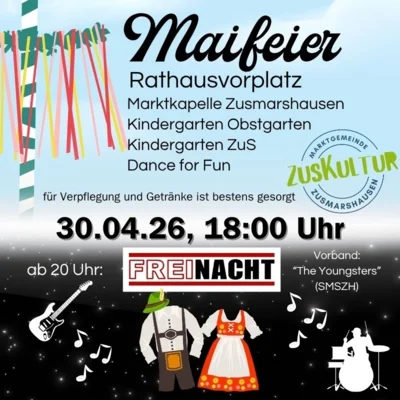 Maifeier in Zusmarshausen (Bild vergr&ouml;&szlig;ern)