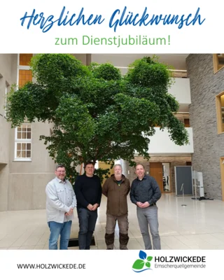 Dienstjubiläum der Gemeinde Holzwickede - Frank Fahrendorf