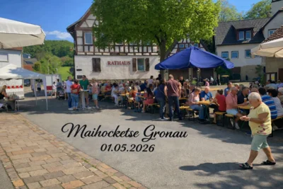 1. Maihocketse in Gronau (Bild vergr&ouml;&szlig;ern)